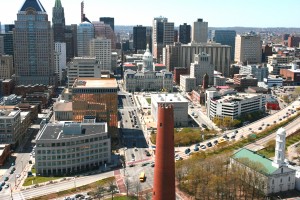 Photo of Baltimore cityscape.