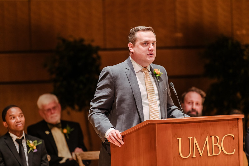 Public Policy alumnus Josh Michael recognized at UMBC’s 2023 Alumni Awards